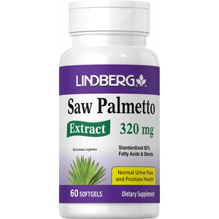 Saw palmetto gestandaardiseerd extract 320 mg 60 Softgels     
