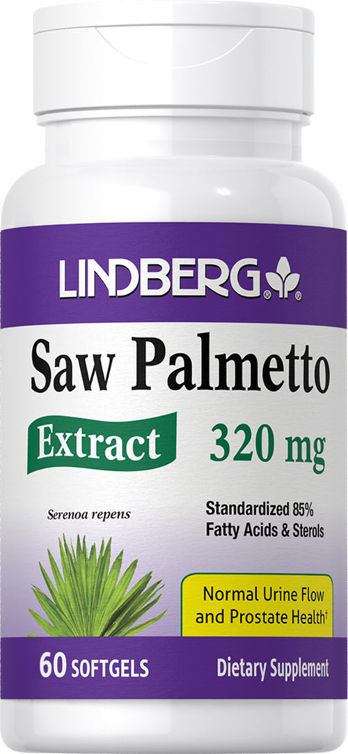 鋸棕櫚標準化提取物 320 mg 60 軟膠     