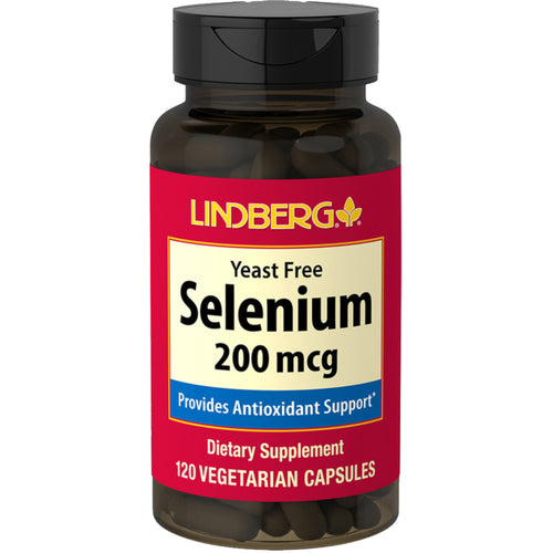 Selenium (gistvrij) 200 mcg 120 Vegetarische capsules     