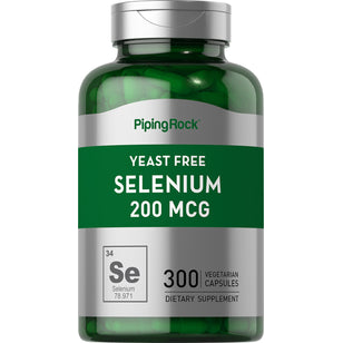 Selenium (gistvrij) 200 mcg 300 Vegetarische capsules     