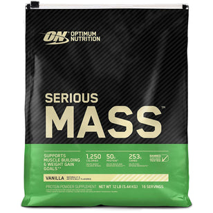 Serious Mass Weight Gain -jauhe (vanilja) 12 lb Pussi      