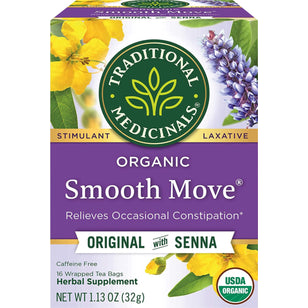 Smooth Move Laxative Tea (Organic), 16 Tea Bags