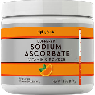 Sodium Ascorbate Buffered Vitamin C Powder, 8 oz (227 g) Bottle