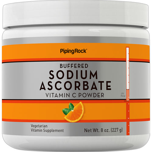Sodium Ascorbate Buffered Vitamin C Powder, 8 oz (227 g) Bottle