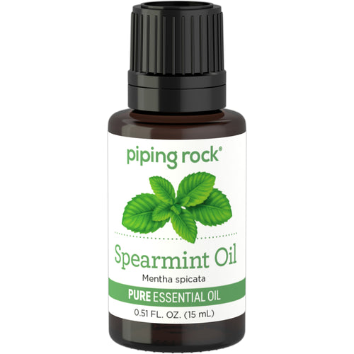 Spearmint Pure Essential Oil (GC/MS Tested), 1/2 fl oz (15 mL) Dropper Bottle