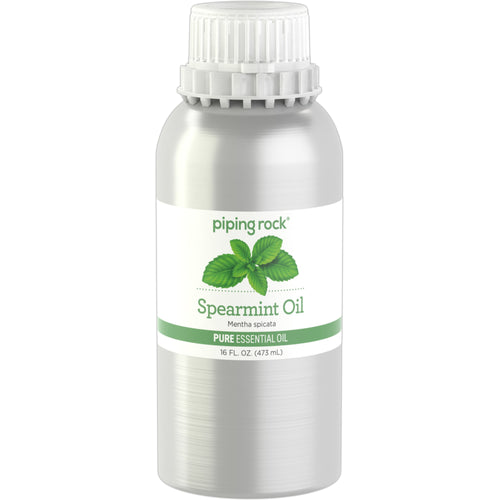  純綠薄荷香精油 (GC/MS 測試) 16 fl oz 473 毫升 罐    