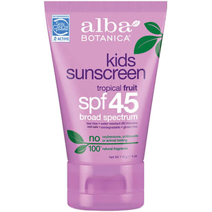 Sunscreen Kids Natural Emollient SPF 45, 4 oz (113 g) Tube