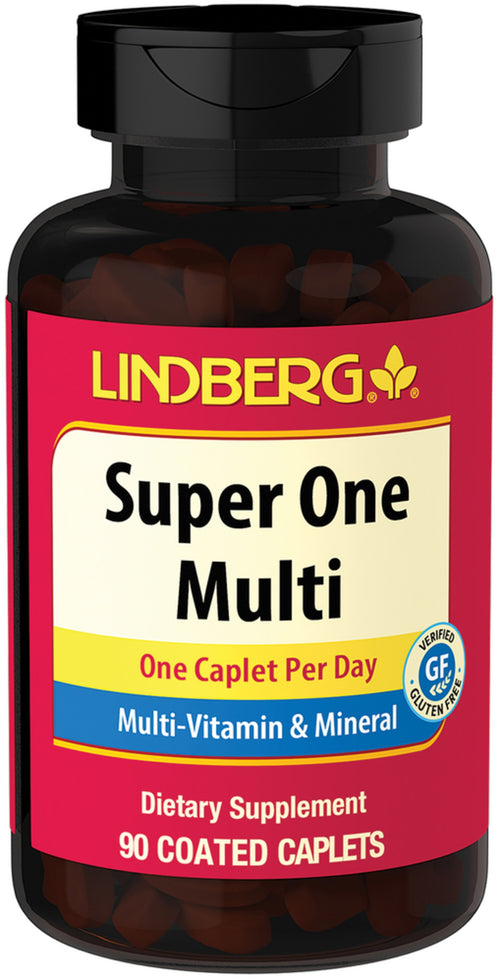Comprimidos oblongos de multivitaminas y minerales Super One Multi 90 Comprimidos recubiertos       