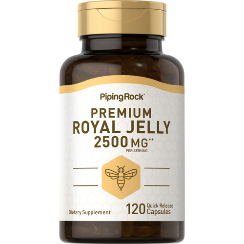Geleia real suprema  2500 mg 120 Cápsulas de Rápida Absorção     