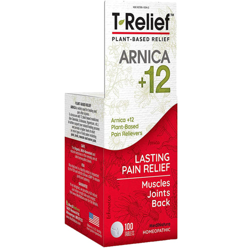 T-Relief Plant-Based Pain Relief Arnica +12 Homeopathic, 100 Tablets