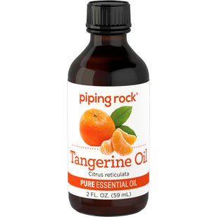 Tangerine Pure Essential Oil (GC/MS Tested), 2 fl oz (59 mL) Bottle