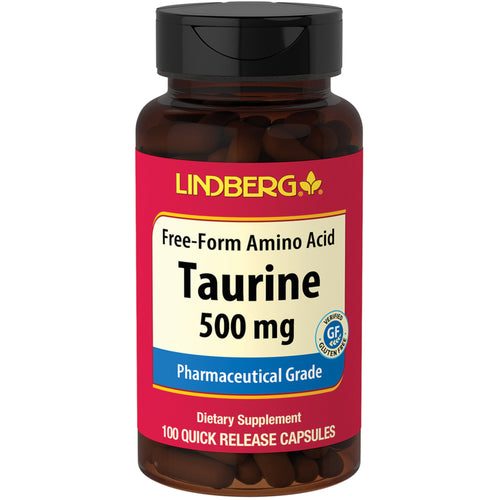 Taurín  500 mg 100 Kapsule s rýchlym uvoľňovaním     