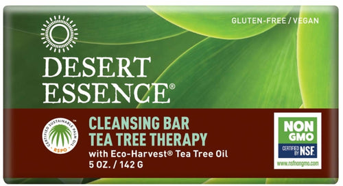 Barra de sabão terapêutico da árvore do chá 5 oz 142 g Barra    