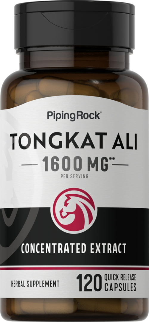 Tongkat Ali Long Jack, 1600 mg (per serving), 120 Quick Release Capsules Bottle