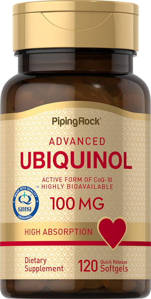 Ubiquinol 100 mg 120 Mäkké gély s rýchlym uvoľňovaním     