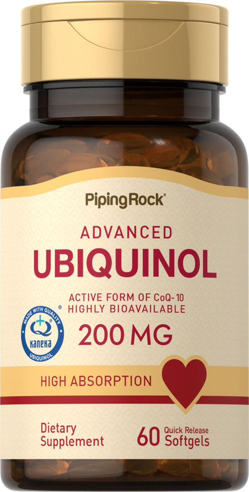 Ubiquinol 200 mg 60 Snabbverkande gelékapslar     