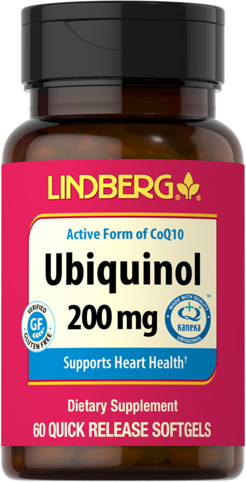 Ubiquinol 200 mg 60 Hurtigvirkende myke geleer     