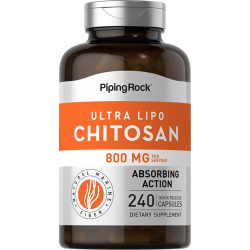 Ultra Lipo Chitosan (par dose) 800 mg 240 Gélules à libération rapide     