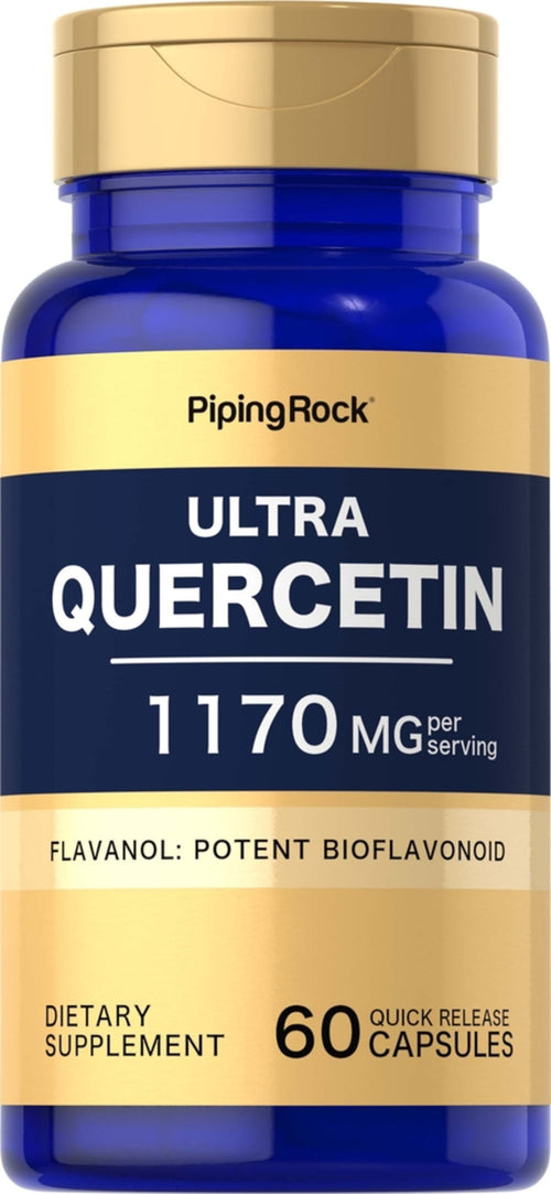 Ultra Quercetin, 1170 mg (per serving), 60 Quick Release Capsules Bottle