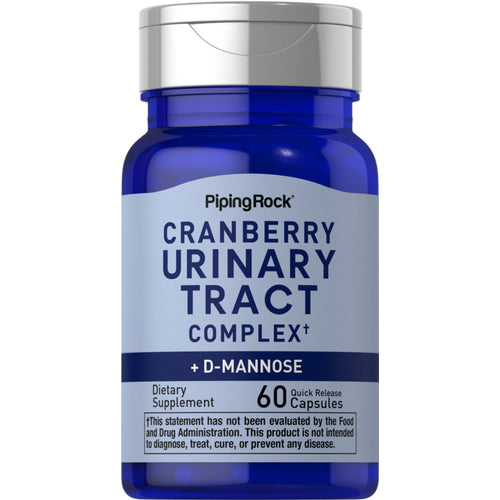 Urinary Tract Complex + D-Mannose u. Cranberry 60 Kapseln mit schneller Freisetzung       