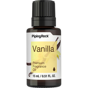 Huile de parfum de gousse de vanille 1/2 onces liquides 15 mL Compte-gouttes en verre    