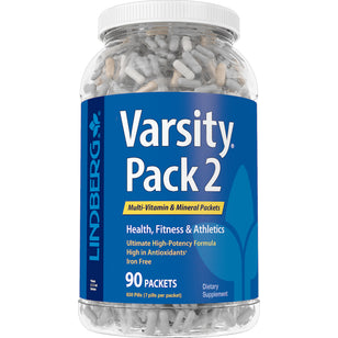 Varsity Pack 2 (multi-vitamines et minéraux) 90 Paquets       