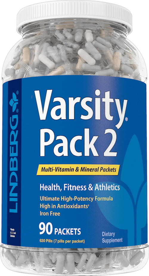Varsity Pack 2 (multivitamin och mineral) 90 Paket       