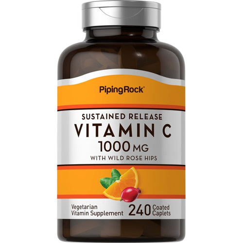 Vitamin C 1000mg mit Bioflavonoiden u. Hagebutten Retardwirkung 240 Überzogene Filmtabletten       