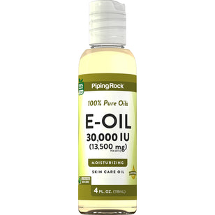 Vitamin E Skin Care Oil, 30,000 IU, 4 fl oz (118 mL) Bottle