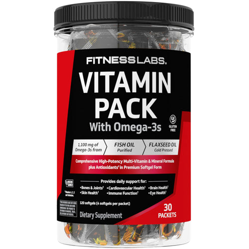 Vitamin Pack with Omega-3s, 30 Packets