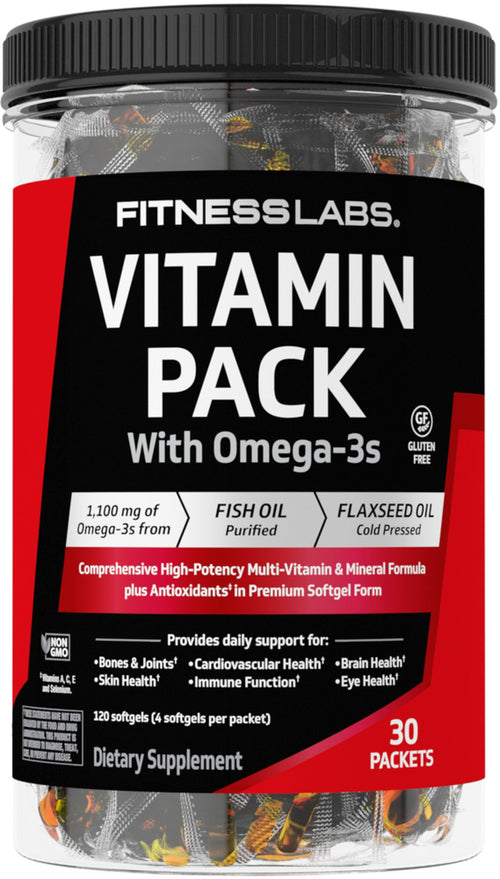 Pacchetto vitaminico con omega-3 30 Pacchetti       