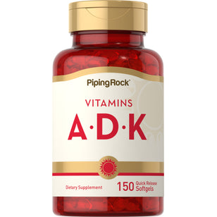 Vitamins A (1500 mcg) D (5000 IU) & K (800 mcg), 150 Quick Release Softgels