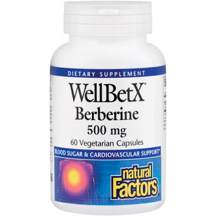 WellBetX 베르베린 500 mg 60 식물성 캡슐     