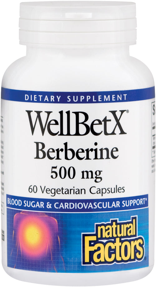 WellBetX berberin 500 mg 60 Vegetarijanske kapsule     
