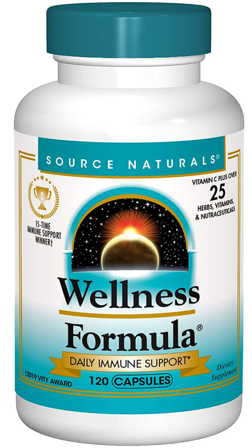 Wellness Formula - Urteblanding til støtte av immunforsvaret 120 Kapsler       