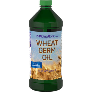 Wheat Germ Oil (Cold Pressed), 16 fl oz (473 mL) Bottle