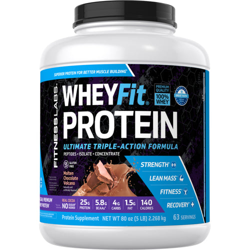 WheyFit-protein (holländsk choklad) 5 kg 2.268 kg Flaska    