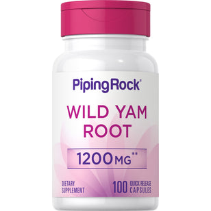 Vild yamsrod  1200 mg 100 Kapsler for hurtig frigivelse     