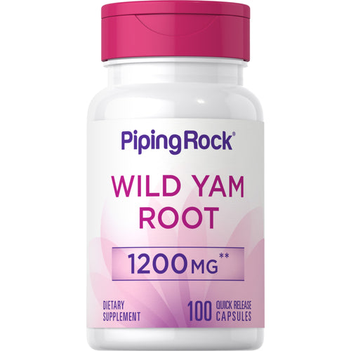 Rădăcină de yam sălbatic  1200 mg 100 Capsule cu eliberare rapidă     