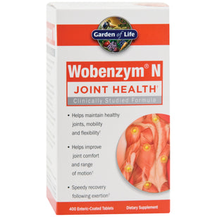 Wobenzym N, 400 Enteric Coated Tablets