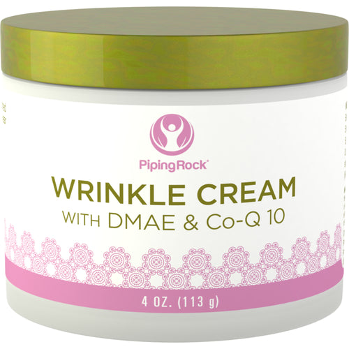 Wrinkle Cream with DMAE & Co-Q-10, 4 oz (113 g) Jar