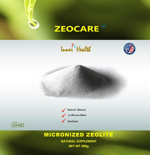Inner Health mikronisert zeolitt 400 g 14.11 ounce Pose    