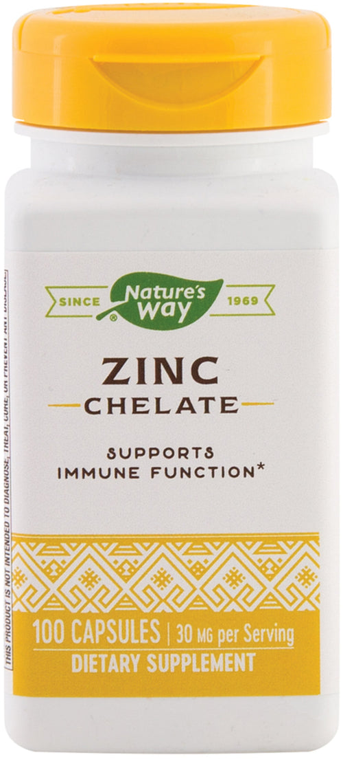 Chelat de zinc 30 mg 100 Capsule     