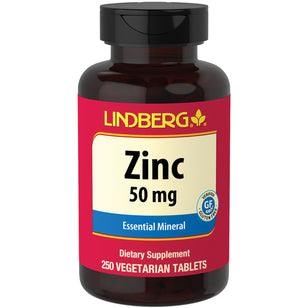 Gluconate de zinc 50 mg 250 Comprimés végétaux     