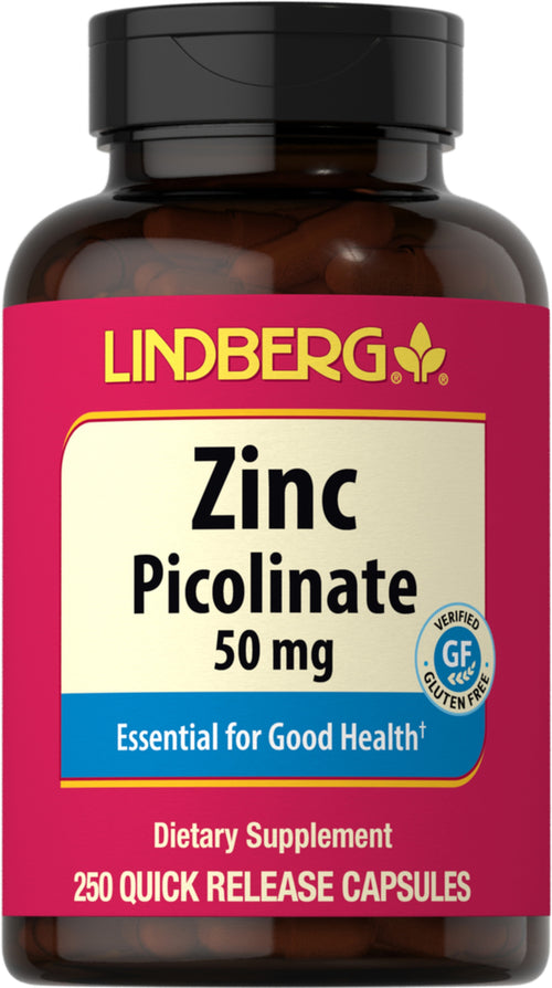 Picolinate de Zinc 50 mg 250 Gélules à libération rapide     